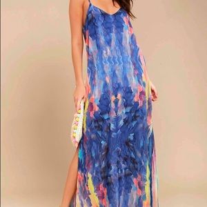 Maxi dress watercolor